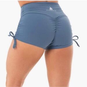 Ryderwear Blue High Waist Athletic Shorts